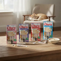 Churu Golosina Premios Para Gatos Sabores Combinados 24 Pz