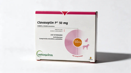 Vetoquinol Clavaseptin 50 Mg Caninos Y Felinos Domesticos