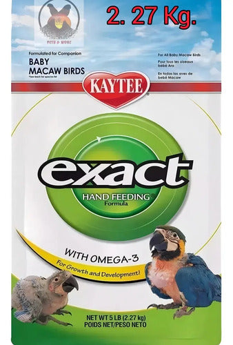 Papilla Para Polluelos De Guacamaya Kaytee Exact 2.27kg