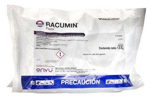 Envu Racumin Pasta 1.5 Kg Rodenticida Eficiente