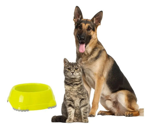 Plato Para Mascotas Smarty Bowl Chico 315 Ml Amarillo