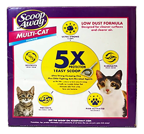 Arena Gato Scoop Away Multi Cat Aglutinante 9kg 20lb