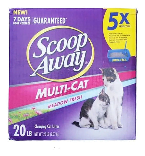 Arena Gato Scoop Away Multi Cat Aglutinante 9kg 20lb