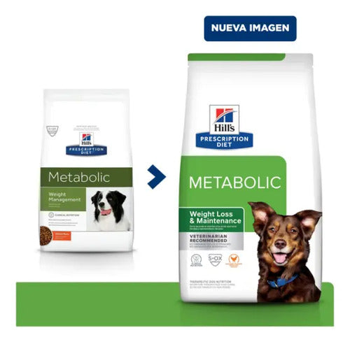 Alimento Hill's Prescription Diet Metabolic Para Perro Adulto Todos Los Tamaños Sabor Pollo