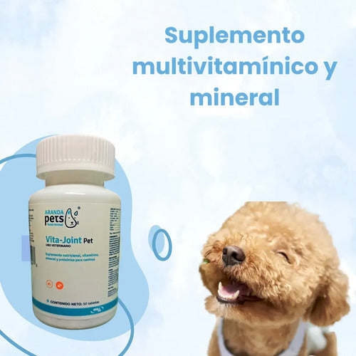 Vitajoint Pet Multivitaminico Para Perros 50 Tabletas