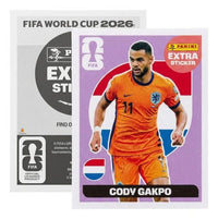 Extra Stickers Originales Panini Mundial 2026 A Elegir Cody Gakpo Morado 2026