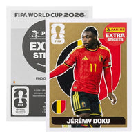 Extra Stickers Originales Panini Mundial 2026 A Elegir Jeremy Doku Oro 2026