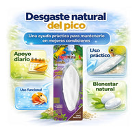 Hueso De Jibia Para Aves De Ornato Barra De Calcio 40 Gr Vitamina A D3 Y Magnesio Auxiliar Para Desgaste Natural De Pico Y Garras Ideal En Postura Y Muda De Pluma