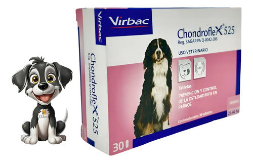 Chondroflex 525 Virbac Para Perro 25-40 Kg 30 Tabletas