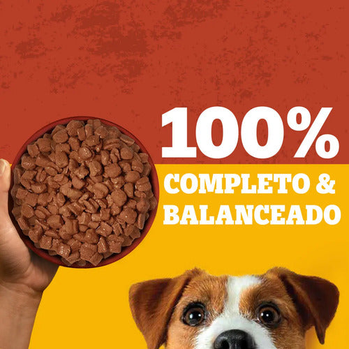 Pedigree - Sobres Para Perro, Raza Pequeña, Sabor Res En Filetes, Con Ingredientes Naturales, Proteínas Y Fibra, 24 Sobres, 100g C/u