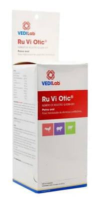 Ru Vi Otic Polvo Oral Vitaminas Aves Y Animales 1 Kg Vedilab