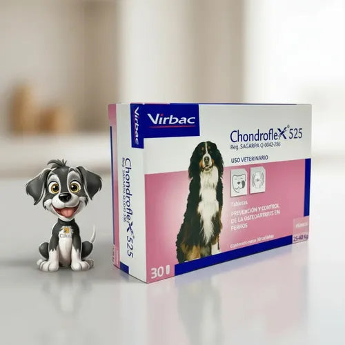 Chondroflex 525 Virbac Para Perro 25-40 Kg 30 Tabletas