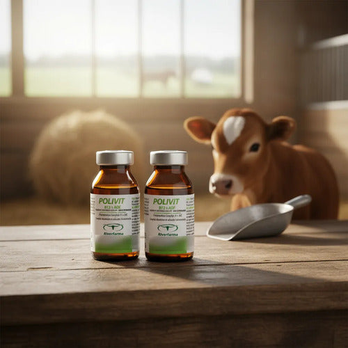 2 X Polivit Vitamina B12 + Ade Complejo B 10 Ml Riverfarma