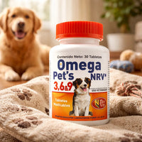 Omega Pets Nrv 3, 6 Y 9 Artritis 30 Tabs Vitaminas Perros