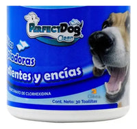 30 Toallitas Limpiadoras Dientes Y Encias Perfect Dog Clean