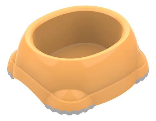 Plato Para Mascotas Smarty Bowl Mediano 735 Ml Naranja Claro