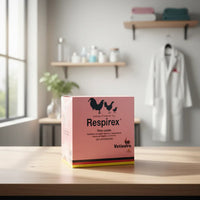 Caja Con 25 Sobres Respirex Polvo Soluble Aves Vetinova