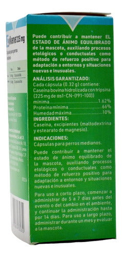 Zylkene 225 Mg 30 Caps Vetoquinol Relajante Estrés Perros