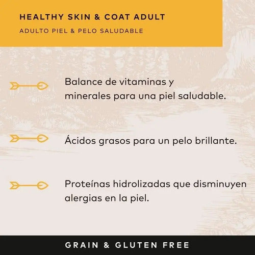 Alimento Back 2 Nature Alimento Holístico Piel Y Pelo Saludable Para Perro Adulto Todos Los Tamaños Sabor Cordero Y Salmón