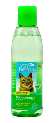 Tropiclean Fresh Breath Enjuague Bucal Para Gato 236 Ml