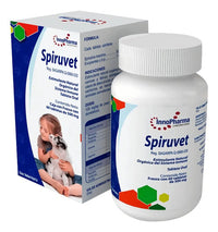 Spiruvet Inmunoestimulante Natural 60 Tabletas Spirulina 500