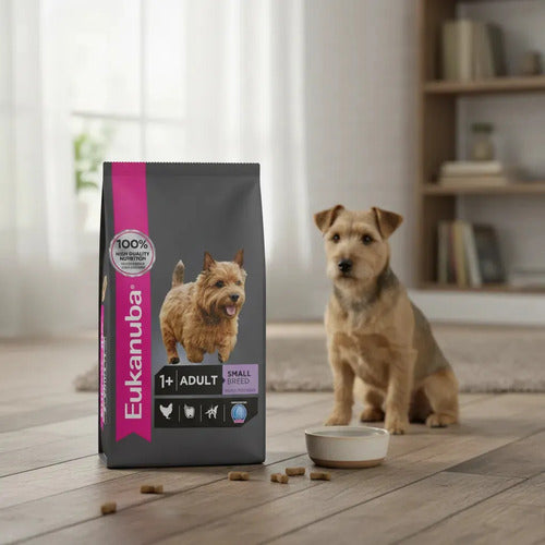 Alimento Eukanuba Adult Small Breed Para Perro Adulto De Raza Pequeña Sabor Mix De 6.8 Kg