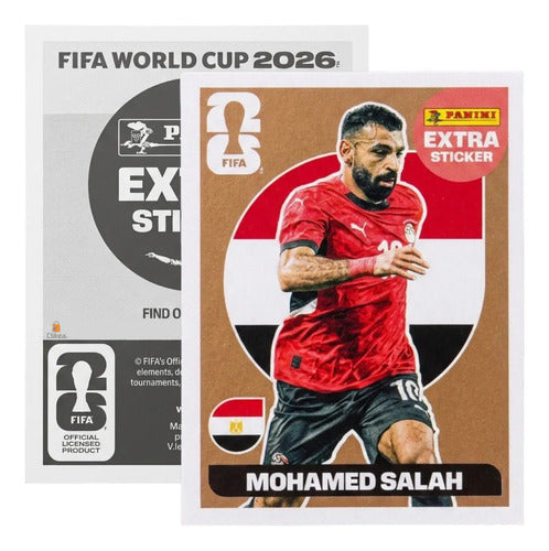 Extra Stickers Originales Panini Mundial 2026 A Elegir Mohamed Salah Bronce 2026