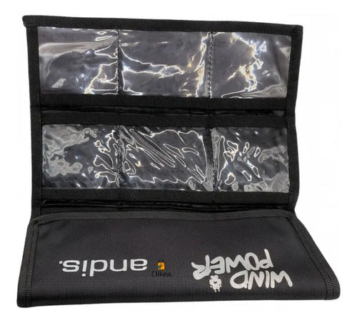 Estuche Andis Wind Power Negro Para Cuchillas