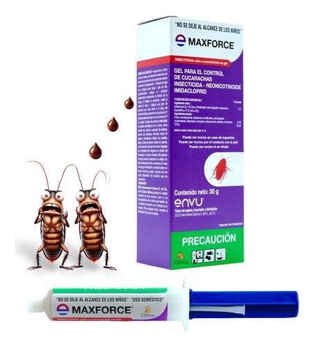 Max Force Gel Bayer 30 Gr Mata Cucarachas Maxforce
