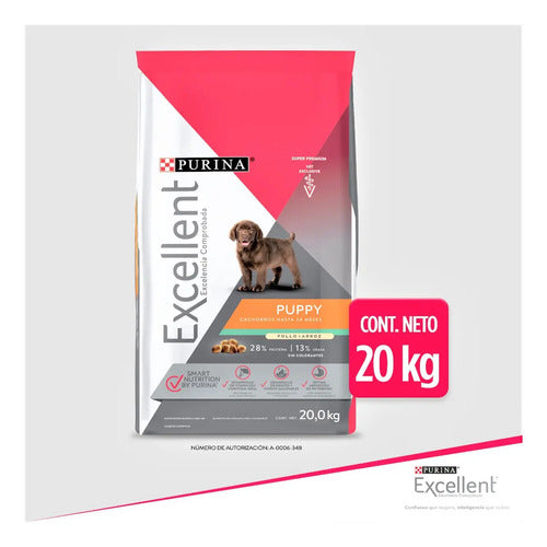 Croquetas Para Perro Cachorro Sabor Pollo Y Arroz 20kg Purina® Excellent®