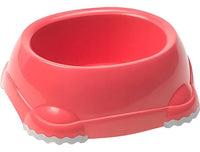 Plato Para Mascotas Smarty Bowl Mediano 735 Ml Coral Claro