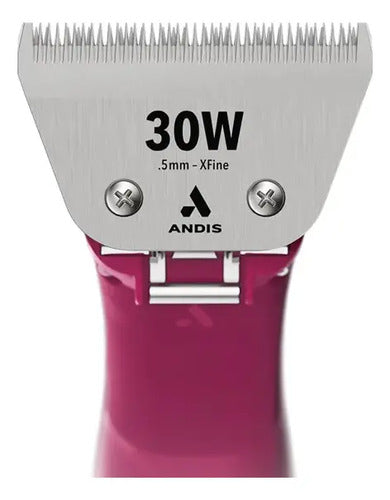 Maquina Andis Emerge Inalambrica Rosa Grooming Estetica Can Rosa