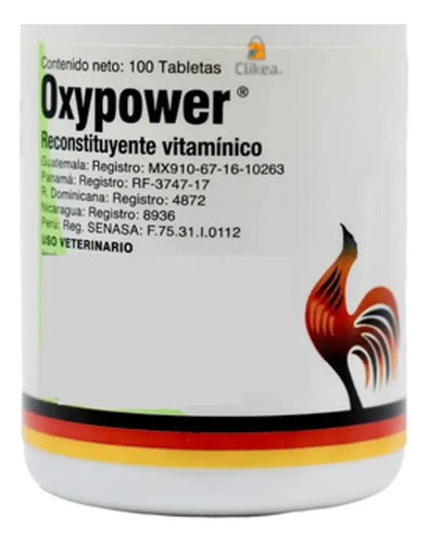 Oxypower Reconstituyente Vitaminico Aves Vetinova 100 Tabs