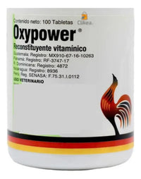 Oxypower Reconstituyente Vitaminico Aves Vetinova 100 Tabs