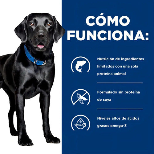 Alimento Hill's Prescription Diet Food Sensitivities D/d Para Perro Adulto Todos Los Tamaños Sabor Papa Y Salmón