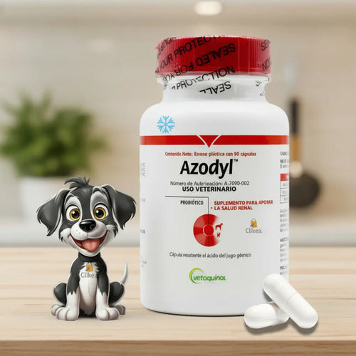 Vetoquinol Azodyl 90 Cápsulas Perro Bien Frio Con Hielera