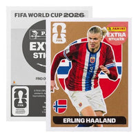 Extra Stickers Originales Panini Mundial 2026 A Elegir Erling Haaland Bronce 2026