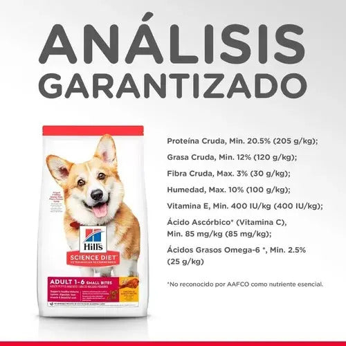 Alimento Hill's Small Bites Perro Adulto 15 Lb