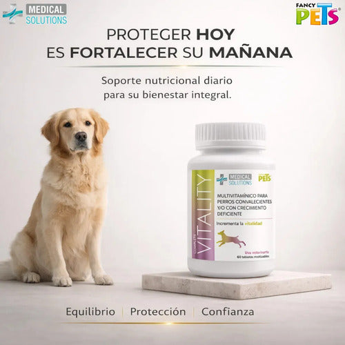Ms - Complete Vitality Vitaminas Para Perros (60 Tabletas)
