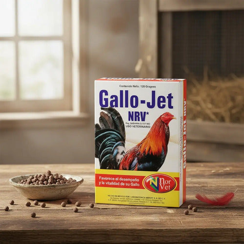 Gallo Jet Nrv 120 Tabletas Vitaminas Y Minerales Gallo-jet