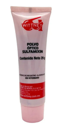 Polvo Optico Sulfamixin 29 Gramos Wittney Animales, Caballos