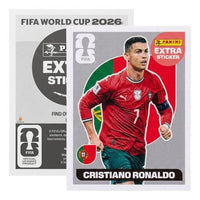 Extra Stickers Originales Panini Mundial 2026 A Elegir Cristiano Ronaldo Plata 2026