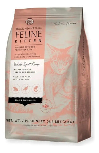 Feline Kitten 2kg Back 2 Nature Para Gatito