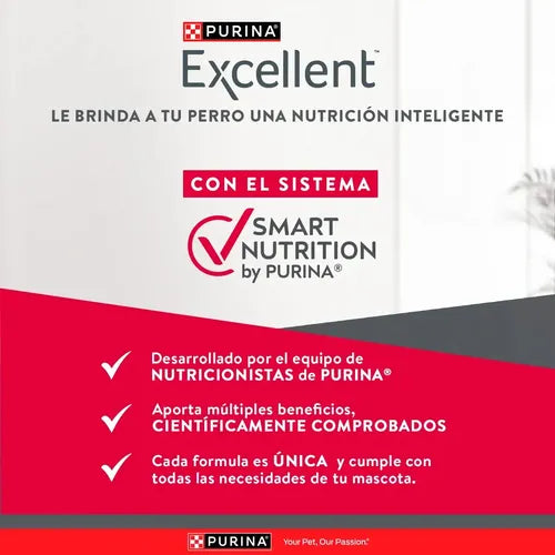 Croquetas Para Perro Cachorro Sabor Pollo Y Arroz 20kg Purina® Excellent®