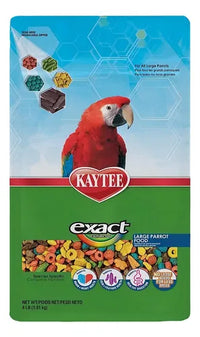 Alimento Guacamayas Kaytee Exact Rainbow Croquetas Nutrición 1.8 Kg