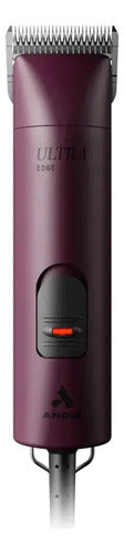Máquina De Estetica Canina Cortar Pelo Para Perros Andis Agc 2 Velocidades Con Cuchilla Desmontable Color Guinda Oscuro