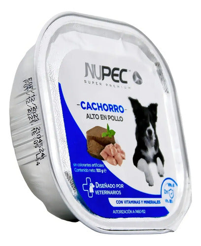 Alimento Humedo Nupec Bandeja Lata Perro Cachorro 100 G