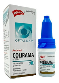 Colirama Viral Antiviral Holliday 10 Ml Oftalmico Perros