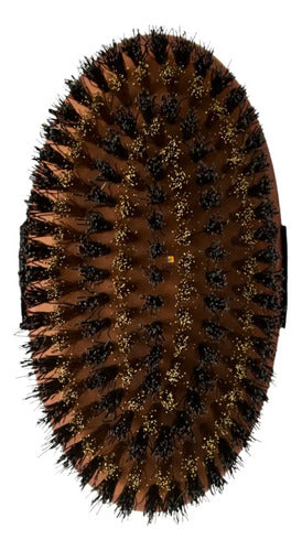 Cepillo Caballos Sprenger Negro Con Dorado