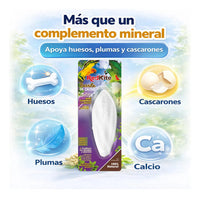 Hueso De Jibia Para Aves De Ornato Barra De Calcio 40 Gr Vitamina A D3 Y Magnesio Auxiliar Para Desgaste Natural De Pico Y Garras Ideal En Postura Y Muda De Pluma